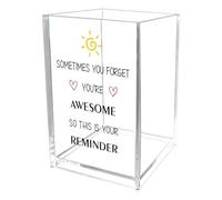 kEUkunHA Emotional Support Positive Affirmation Inspirational Thoughtful Spiritual Motivational Sentimental Meaningful Pen Holder Destress Proud Of You Bereavement Sobriety Cheer Up Gifts for Women