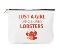 kEUkunHA Lobster Gifts Christmas Stocking Fillers Birthday Valentines Galantines Day Halloween Easter Thanksgiving International Womens Day Best Makeup Bag Gifts for Lobster Lover Fan
