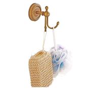 KEuLen Coat Hooks Wall Mounted, Wall-Mounted Coat Rack, Towel Rack Set for Bathroom European Antique Brass Bath Towel Bar Toilet Wall Hanging Bathroom Pendant Towel Rack Stand