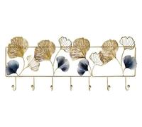 KEuLen Coat Hooks Wall Mounted, Wall-Mounted Coat Rack, Wall Personality Coat Racks Wrought Iron Porch Bedroom Simple Coat Hooks Wall Hooks Door Hooks Coat Rack(7 Hook)