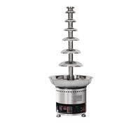 KEULEN Commercial Chocolate Fountain Machine, 4/5/6/7 Tiers Chocolate Fondue Waterfall Melter, Adjustable Temperature, 304 Stainless Steel Body, Easy To Assemble, for Birthday Party Weddin