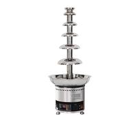 KEULEN Commercial Chocolate Fountain Machine, 4/5/6/7 Tiers Chocolate Fondue Waterfall Melter, Adjustable Temperature, 304 Stainless Steel Body, Easy To Assemble, for Birthday Party Weddin