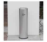 KEuLen Floor Standing Ash Tray, Standing Ashtray, Cigarettes Ash Butt Disposal, Commercial Indoor Outdoor Balcony Ashtray(Silver)