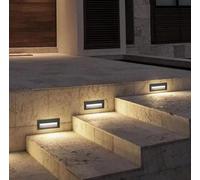KEuLen LED Underground Light, LED Buried Light, Rectangular Long Strip Underground Lights,Waterproof Outdoor Wall Lights, Anti-Glare Side-Emitting Spotlight(3w White,170 * 70MM)