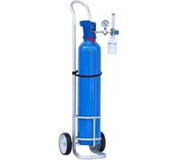 KEuLen Oxygen Cylinder Rack, Gas Cylinder Trolley, Cylinder Tank Holder Medical Oxygen Tank Dolly With Straps, Portable Wheeled Stand For Oxygen Canister(Diameter: 235mm)