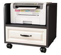 KEuLen Printer Stand with Storage, Mobile Printer Stand, Heavy Duty Rolling Table With Storage Drawer Floor-Standing Holder On Wheels Printer Shelf(D)