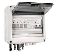 KEuLen PV Combiner Box, Solar Combiner Box, PV Combiner Box For Solar Panel With 600V Protection 2 Input 1 Out DC Fuse Junction Boxes(Dc Fuse 25a)