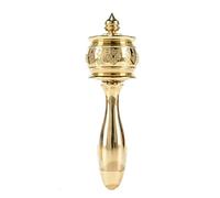 KEuLen Tibetan Prayer Wheel, Hand Held Prayer Wheel, Buddhist Prayer Wheel, Tibetan Prayer Wheel Exquisite Durable for Decoration for Gifts