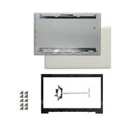KEUQIXMR Compatible For IdeaPad 320-15 320-15ISK 320-15IKB 320-15AST 320-15IAP New Laptop LCD Back Cover/Front Bezel/Hinges Rear Lid Top Case Parts(White A B Hinge)