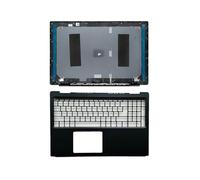 KEUQIXMR New Compatible For Vostro 5590 V5590 LCD Back Cover Front Bezel Hinges Palmrest Bottom Case 0W24PR 0XNR1R 0YX49D Housing Casing(AC case)