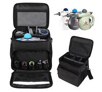 Keureedg Carry Case Compatible with Bissell SteamShot Hard Surface Steam Cleaner 39N7V/39N7A, Adjustable Compartments Steam Cleaner Storage Bag with Extra Pockets for Accessories