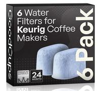 Keurig Filter Replacement - 6 Water Filters for Keurig K-Mini, K-Supreme, K-Slim, K-Express, K-Classic, K-Duo, K-Duo Hot & Iced, K-Elite, K-Select, K-Cafe, K-Compact, 2.0 and 1.0 Brewers