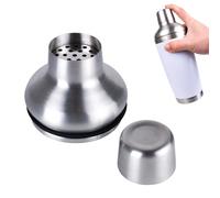 KEUYE Cocktail Shaker Lid Compatible With YETI Rambler 20oz/Tumbler 20oz/16oz Pints/10oz Mug/10oz Lowball/24oz Mug,Stainless Steel Cocktail Shaker Lid Only