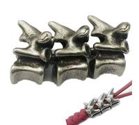 Keuyeo Brass Lanyard Beads Mini Spine Paracord Beads Knife Pendants Paracord Beads Hangings Umbrella Rope Diy Accessories