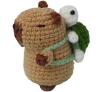 Keuyeo Capybara Crochet Kit for Beginners, Cute Animal Knitting Kit Crochet Capybara Kits, Crochets Starter Kit Beginners Crochet Kit for Kids and Adults