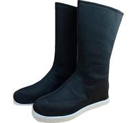 Keuyeo Chinese Traditional Ancient Hanfu Performance Shoes Boots for Adult Kids Peking Opera Folk Dancing Qing Dynasty Accessory Shoes