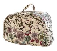 Keuyeo Floral Printed Bread Maker Cover Bread Machine Protector Wear-resistant Anti-scratch Practical Decorative Sleeve for Home Kitchen