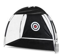 Keuyeo Golf Hitting Net Golf Practice Net Tent Golf Training Equipment Strike Cage Portable Grassland Mesh Mat Garden Golf Supplies