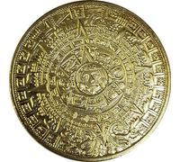 Keuyeo Maya Pyramid Commemorative Coin Sundial Gold Coin Silver Coin Collection Home Decoration Accessories