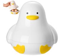 Keuyeo Microwave Eggs Boiler, Microwave Eggs, Duck Shape Microwave Eggs Boiler for 4 Eggs, Household Quick Breakfast Eggs Boiler Kitchen Tool