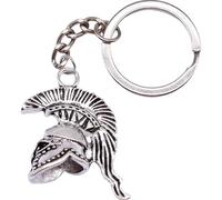 Keuyeo Spartan Roman Helmet Keyring Warrior Gr ladiator Alloy Keychain Vintage Keyring Party Birthday Gift for Men