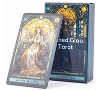 Keuyeo Tarot Cards Deck, 78 Cards Tarot Cards, Entertainment Game Card Family Gathering Divination Board Playing Games Classic Future Telling