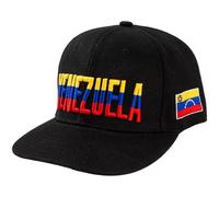Keuyeo Venezuela Flag Hip Hop Hat Embroidered Baseball Cap Fashion Trend Visor Venezuela Flag Outdoor Recreational Sports Cap