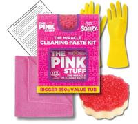 Kevagh The Pink Stuff Paste Kit with Microfibre Cloth, Gloves & Cleaning Leaflet