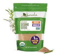 Kevala - Organic Toasted Sesame Seeds - 16 oz.