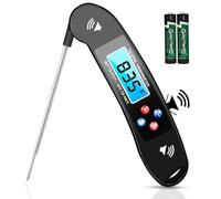 Kevanry Digital Talking Thermometer for The Blind, Waterproof Instant Read Food Thermometer with Talking Function & Backlight, Meat Thermometer with Probe for Cooking and Grilling, and More