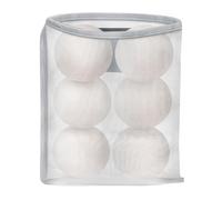 Kevenal Nylon Bag Dryer Balls Holder - Large Capacity Magnetic Organizer for Laundry Room - Includes Wool Dryer Balls Container