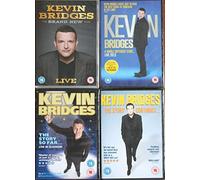 KEVIN BRIDGES COMPLETE 1-4 DVD COLLECTION the story so far / the story continues / a whole different story live / brand new tour