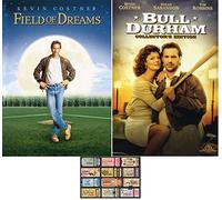 Kevin Costner Baseball Double Feature Field Of Dreams & Bull Durham 2 DVD Set Includes Glossy Print Baseball Art Card