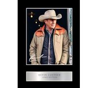 Kevin Costner Pre Printed Signature Signed Mounted Photo Display #1 Printed Autograph Picture 10x8 Inch Mount