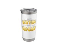 Kevin Costume IDGAF Meme Personalized First Name Kevin Joke Stainless Steel Insulated Tumbler