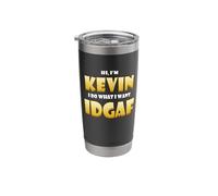Kevin Costume IDGAF Meme Personalized First Name Kevin Joke Stainless Steel Insulated Tumbler