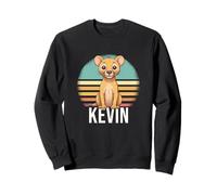 KEVIN - Cute Boy Name with cute Lion Sweatshirt