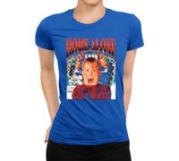 Kevin Home Alone Home Alone Christmas Women's T-Shirt, blue, M
