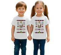 Kevin Home Alone Ugly Christmas Film | Christmas Children's T-Shirt, White, 152