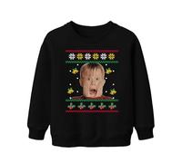 Kevin Home Alone Ugly Christmas Sweater Christmas Unisex Children's Sweatshirt, black, 152