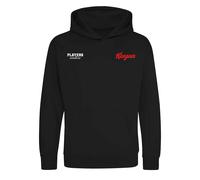Kevin Keegan Logo Kids Hoodie - Black / 5-6 years