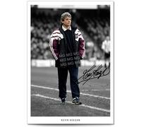 Kevin Keegan Signed Photo Poster A4/A3 Print Picture Display Framed Autograph Memorabilia for Football Fans Gift Liverpool Newcastle United England Legend