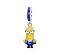 Kevin Minion Charm 925 Sterling Silver Dangle Charm for European Fashion Bracelet Necklaces Wedding Day Valentine's Day Jewelry Gift for Sister Family Wife