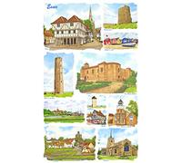 Kevin Robinson Collection Cotton tea Towel Essex Images