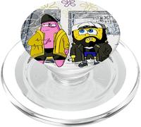 Kevin Smith Jay & Silent Bob Remix Sponge Retro 90s Mashup PopSockets PopGrip for MagSafe