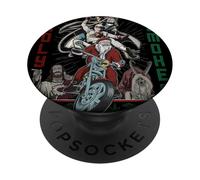 Kevin Smith Jay & Silent Bob Xmas Holy Smokes Biker Santa PopSockets Adhesive PopGrip