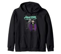 Kevin Smith Jay & Silent Bob Xmas Knight Vintage Animated Zip Hoodie