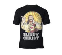 Kevin Smith View Askewniverse Buddy Christ Got Summer Vintage Variant Official Men's T-Shirt - Black - Large