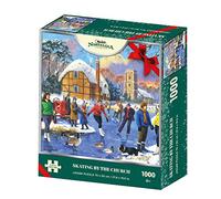 Kevin Walsh Christmas Collection Skating By The Church 1000 Piece Jigsaw Puzzle