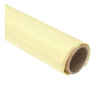 Kevlar Fabric, 1x2m Folded 1500D Kevlar Sheet 220G Aramid Plain Weave Cut Resistant High Strength Yellow Cloth, 0.22mm Thick